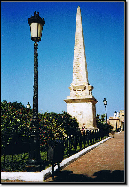 Obelisk in Ciutadella