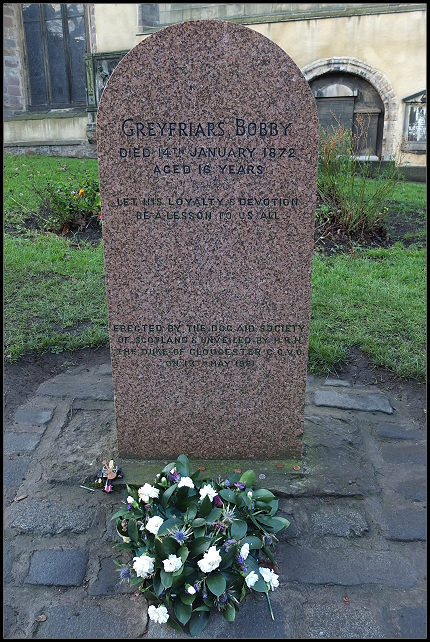 Das Grab von Greyfriars Bobby 