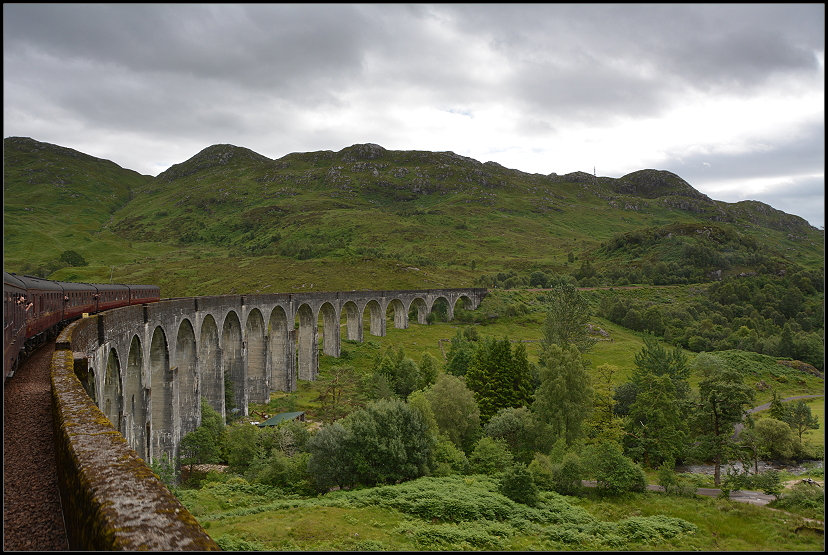 Glenfinnan Viadukt, die Harry-Potter-Brcke