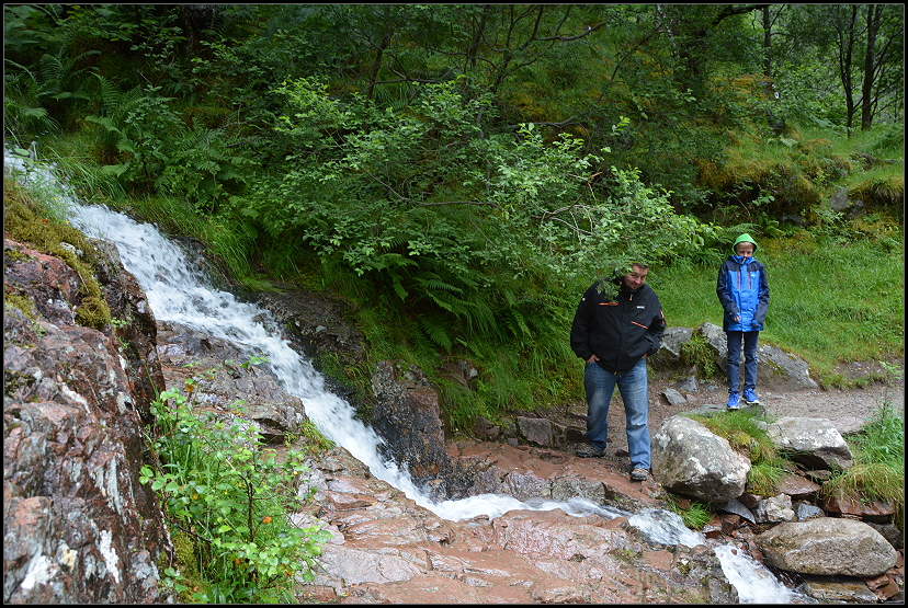 Weg zum Steall Waterfall Glen Nevis