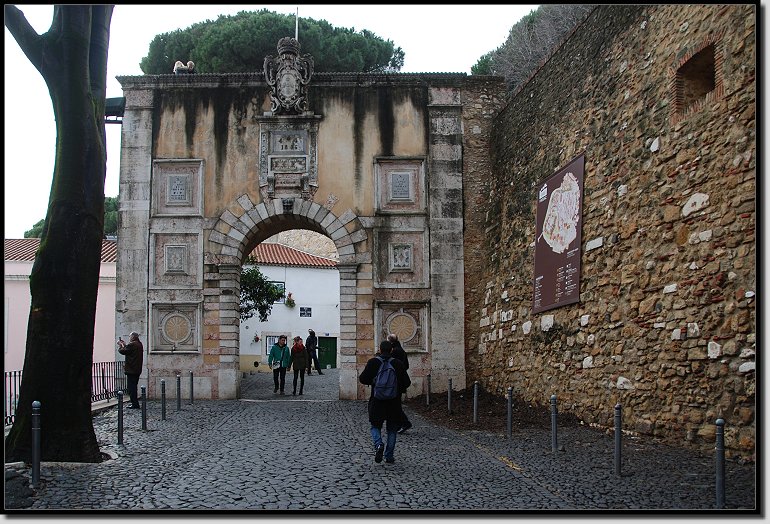 Eingang zum Castelo de São Jorge 