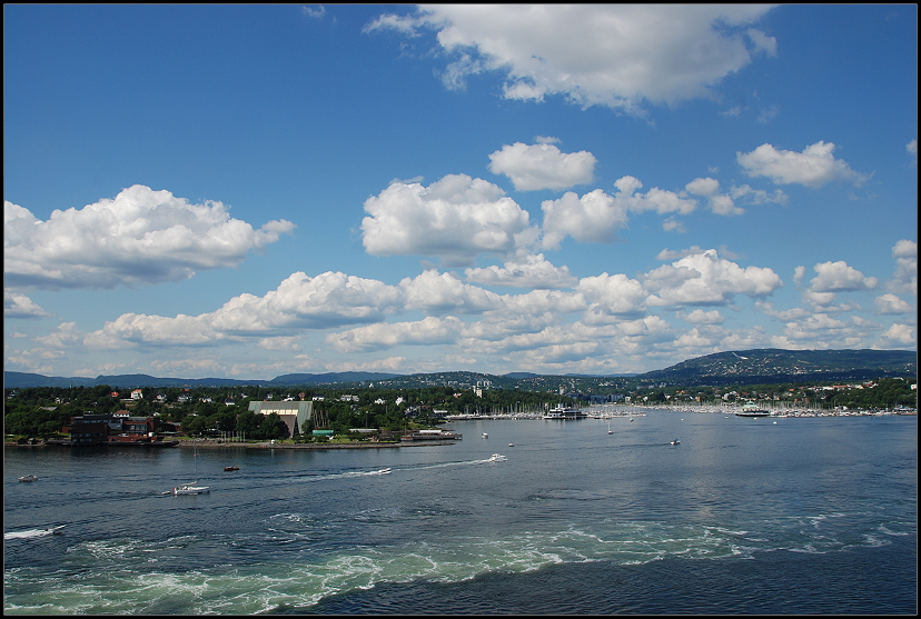 Oslofjord Blick auf Oslo