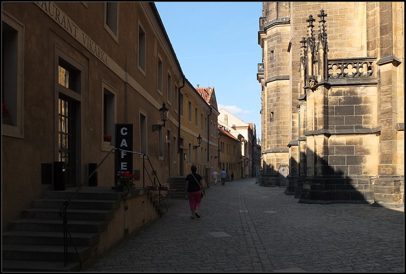 Herrlich leer in der Prager Burg  
