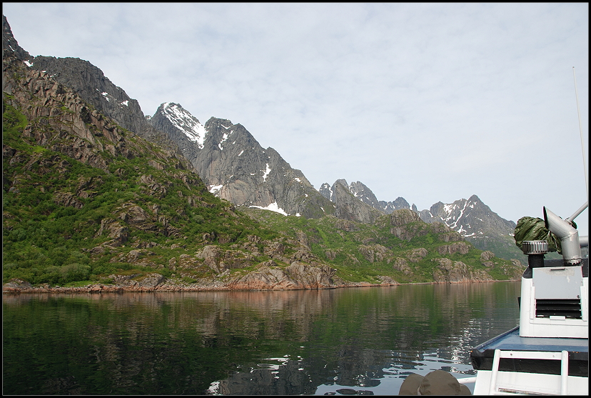 Auf dem Weg zum Trollfjord