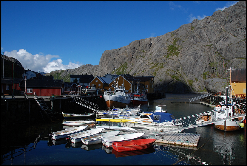 Nusfjord Hafen