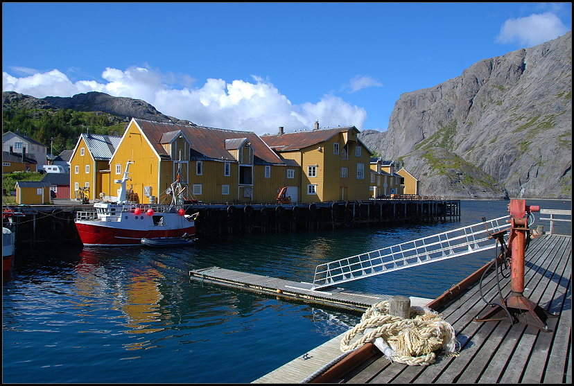 Hafen in Nusfjord